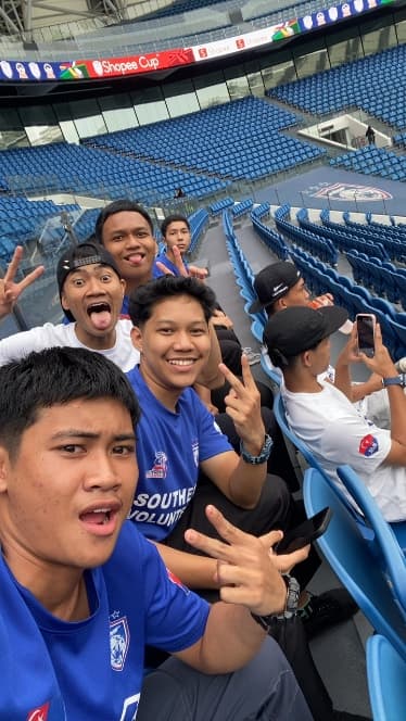 Fan at live match