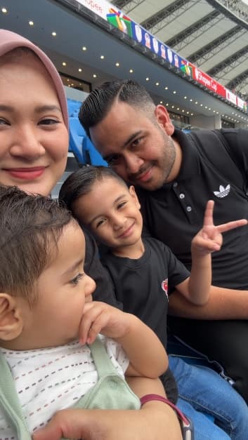 Fan at live match